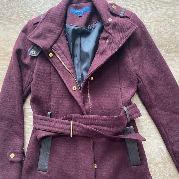 Cole Haan Belted Coat - Picture 3 of 4